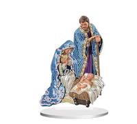 DCIDBEI Diamond Painting Ornaments Christmas 14 x 20 cm Diamond Painting Table Decoration Diamond Painting Table Decoration Diamond Painting Adults Beginners Table Decoration Jesus Family Desktop