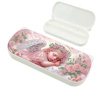 DCIDBEI Diamond Painting Pen Box Pen Holder Office Supplies Pen Storage Desk Organiser Box Brush Stationery Painting Pens Watercolour Pen Tools Sorting Boxes Jewellery Box Angel Fairy Elf
