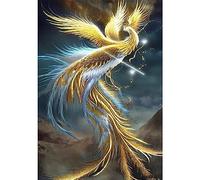 DCIDBEI Diamond Painting Phoenix 40x60 cm Diamond Painting Kits Adult Diamond Picture Art Animals Painting by Numbers Diamond Art Phoenix Embroidery Set Adult Craft Buddy Crystal Art Adults