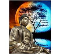 DCIDBEI Square Drills Diamond Painting DIY 5D Full Buddha 40x50cm Diamond Painting Images Large DIY Painting Adults Diamond Painting Cornerstones Embroidery Kit Images Stickers