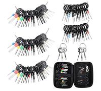 Dciustfhe 82PCS Terminal Extractor Removal Tool Kit Depinning Key Tool Set for Car Household Devices, Tool with Bag