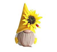 Dciustfhe Bee Gnome Spring Sunflower Doll Decor, Handmade Bumble Plush Faceless Doll Ornaments, Bedroom Desktop Gnomes Ornaments B