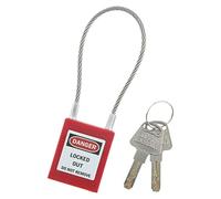 Dciustfhe Engineering Padlock Rope Long Beam Lockout Tag Out Isolation Lock Isolation Padlock Lockout Padlock