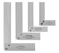 Dciustfhe Machinist Square Set,2Inch,3Inch,4Inch & 5Inch Squares Machinist Square Mechanical Square,Wide Base Square Tool