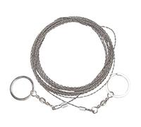 Dciustfhe Outdoor Hand-Drawn Rope Saw 304 Steel Wire Saw Camping Life-Saving Woodworking Hand Saw Wire 5M