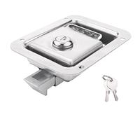 Dciustfhe Paddle with Lock & Key Travel Trailer Lock Steel RV Door Heavy Duty Mount Handle