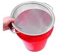 Dciustfhe Paint Strainer Mesh Stainless Steel Paint Emulsion Honey Funnel Filter Cover Filter Tool Product 60-Mesh 11.4Inch Width