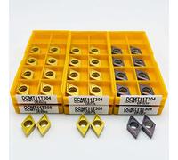 DCMT070204 DCMT11T304 DCMT11T308 Carbide Insert Internal Turning Tool CNC Tool Turning Insert Steel Parts(DCMT11T304 UE6020)