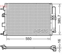 DCN10046 CONDENSER, AIR CONDITIONING DENSO