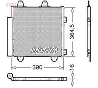 DENSO DCN21033 Air conditioning condenser