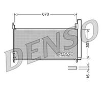 DCN50037 CONDENSER, AIR CONDITIONING DENSO