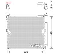DCN50038 CONDENSER, AIR CONDITIONING DENSO