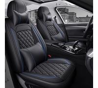 DcoAzoz Car Seat Covers Universal Fit for Buick Encore 2013-2022 LaCrosse 2005-2019 Lucerne 2006-2011 Enclave 2008-2021 Leather Cushion Protector Front Rear Seat Cover Set