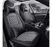 DcoAzoz Car Seat Covers Universal Fit for Kia, Ceed, Sportage, Sorento Rio, Optima, Cerato, K2, K3, K4, K5 Leather Cushion Protector Front Rear Seat Cover Set