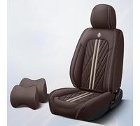 DcoAzoz Car Seat Covers Universal Fit for Toyota Camry, Corolla, Prius, Venza, CHR C HR RAV4, 4Runner, Yaris, Avalon, Highlander Leather Cushion Protector Front Rear Seat Cover Set