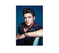 DCOJUZBO Elvis PresleyArt Image Printing Modern Family Bedroom Decoration Poster Printing Living Room Aesthetics Canvas Wall Youth Girls Dormitory DecorationUnframe-style-3012x18inch(30x45cm)