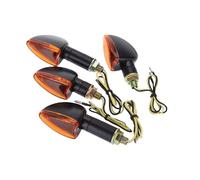 DCOZZ Turn Signal Indicator Motorcycle Universal 12V Motorcycle Turn Signal Indicator Light Front Back Flashing Blinker Flash Bike Lamp For