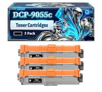 DCP-9055cdn TN325 Toner Cartridges Compatible for Brother DCP-9050CDN DCP-9055CDN DCP-9270CDN HL-4140CN HL-4150CDN Printers, With Chip Large Capacity 5000 Pages (3 Pack Black)