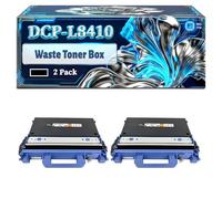 DCP-L8410 Waste Toner Box Compatible for Brother HL-L9310CDWT HL-L9310CDWTT MFC-L8610CDW MFP Printers, With Chip Large Capacity 60000 Pages (2-Pack Black)