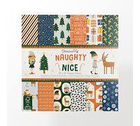 DCPAP186X21 - Dovecraft Christmas Naughty or Nice FSC 8x8 Paper Pack
