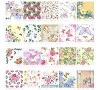 DCPNPKAF 20 Pack Paper Napkins for Decoupage ， Decoupage Napkins Cocktail Decorative Paper for Birthday Party Beautiful Gorgeous, 20 styles of decorative paper (Style 2)
