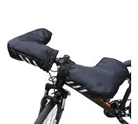 DCQRY Bike Handlebar Mittens Bicycle Winter Thermal Cover with Reflective Strip and Fleece Liner Waterproof Cycling Hand Warmers Windproof Cold Weather Mittens for MTB Mountain Bike Motor