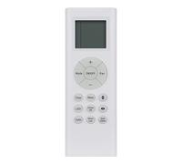 DCRL66 Air Conditioner Remote Control Compatible with Johnson EAS-ELECTRIC MIDEA AC RG66A1/BGEF RG66A2/BGEF E-ADVANCED25 E-ADVANCED35 E-ADVANCED52 E-ADVANCED71 EADVA25NT EUM105V EFM125V JT71EX JCM52V