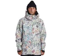 Dcshoes Snow jacket BASIS PRINT JACKET Men White XS