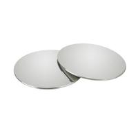 DCSNXZF 2 Pcs Blind Spot Mirrors Cars for LS460L 10CM 2007-2015, Round Frameless 360° Rotate Sway Adjustable HD Glass Convex Mirror Accessory