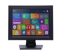 DCSYOG 15" Touchscreen Monitor 1204x768 POS Terminal Touch Screen Monitor VGA USB POS Cash & Inventory Management for Retail & Restaurant All-in-One System