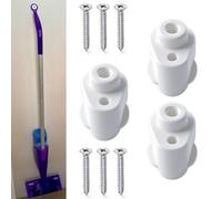 dctgrar 3 Pack Wall Mount Holder Compatible with Swiffer WetJet, Space-Saving Mop Hanger for Quick Drying Storage, Organizer for Laundry Room and Home Storage