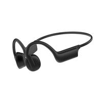 DCU TECNOLOGIC Bone Conduction Headphones, Bluetooth 5.0, IPX4 Sweat Resistant, 12 Hours Battery, OpenEar, Black
