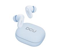 DCU TECNOLOGIC CityEcho, Bluetooth 6.0 Headphones, Noise Cancelling ANC+ENC, 20 Hours Runtime, Blue