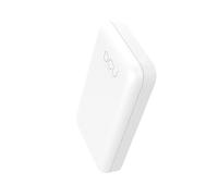 DCU TECNOLOGIC Power Bank - Magnetic Wireless Charging Compatible with Magsafe - 2 USB Outputs - Compatible with iPhone 12,13,14,15 - Colour: White