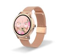 DCU TECNOLOGIC - Sophie Smartwatch - Women's Smart Watch, Pink, Regarder, Rose Gold with Rose Gold Metal Bracelet