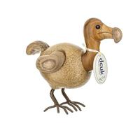 DCUK Wooden Dodo Ornament - Hand-Carved Decorative Figurine - Sustainable Bamboo Root - Natural Wood Finish - Unique Gift for Bird Lovers & Collectors