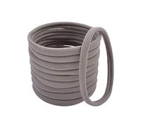 DCUTERQ 50Pcs Baby Girls Soft Stretchy DIY Solid Color Nylon Headbands Hair Bands Hair Accessories grey