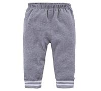 DCUTERQ Baby Boys Girls Athletic Cotton Jogger Pants Pure Color Elastic Waist Bottoms Active Sweatpants Grey 9-12 Months
