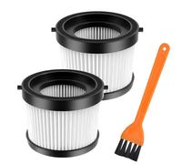 DCV501HB DCV5011H HEPA Filter Replacement Compatible with DEWALT DCV501HB 20V Vacuum Cordless Handheld Vacuum, 2 packs of vacuum filters and 1 brush
