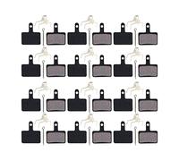 dcvbny 12 Sets Bike Brake Pads for TRP Tektro S-himano Deore M315 M355 M515 M525 M375 M395 M415 M416 Disc Bicycle Brake Pads (Black,Semi-Metallic Sintered Copper Fiber)