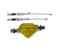 DCVGBNKA Clutch Cable Kit Fit for Kawasaki Ninja KX for Suzuki GSR GSXR Motorcycle Easy Pull Clutch System Stunt Lever(Yellow)