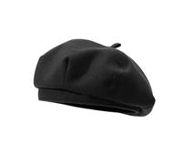 Dcvmvmn Women Classic Feel Black Beret Spring Thin Solid Color Versatile Painter Hat Caps