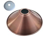 DCVOLTAGE 1 Pcs Modern Ceiling Lamp Shade Copper Metal Cone Shape Pendant Light E27 Base Hanging Light Fixture for Bedroom Hallway Office Café Restaurant