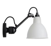 DCWéditions - La Lampe Gras N°304 Wall Lamp With Switch, Black / Frosted Glass - Black