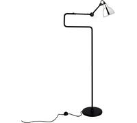 DCWéditions - La Lampe Gras N°411 Floor Lamp, Black / Chrome - Black