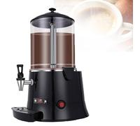 DCWO 5L Black Commercial Hot Chocolate Dispenser Machine with Dispenser & LED Digital Display, 30-90°C Adjustable Temperature, for Heating Chocolate Coffee Milk Tea Juice Tea