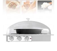DCWO Electric Bread Dough Proofer Machine, 10L Bread Fermentation Tank Proofing Box, 60-100% Humidifying Cup & Grid, 0-120min Timing, 0-54℃ Temperature Adjustable, for Bread, Yogurt, Natto (Size : C)