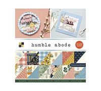 DCWV Double-Sided Cardstock Stack 12"X12" 36/Pkg-Humble Abode, W/Gold Foil -PS624379