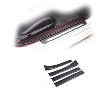 DCXXAN Car Accessories Real Carbon Fiber Car Door Sill Panel Door Sill Trim Anti-dirty Welcome Pedals Accessories For Toyota 86 For Subaru BRZ 2022 (Color : Inside)