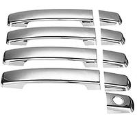 DCXXAN Car Door Handle Cover, Chrome, For Nissan Navara D40 2005-2015 4 Door, ABS Plastic, Chrome Finish